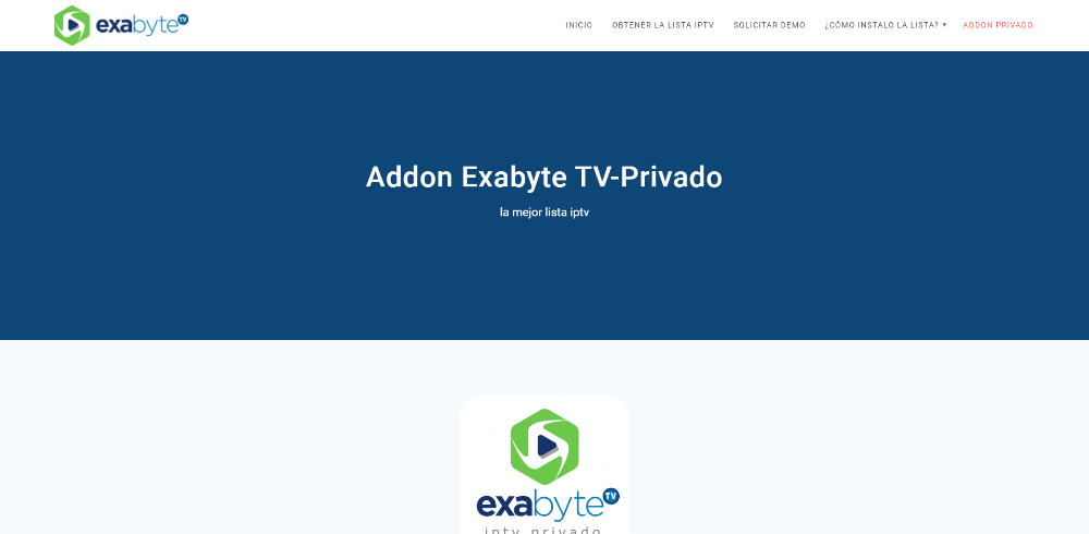 Addon Exabyte para Kodi
