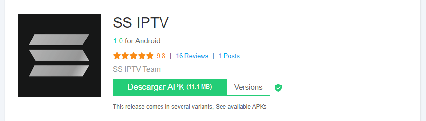 SS IPTV Android